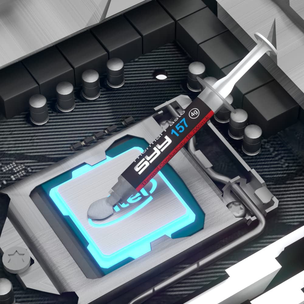 Thermal Paste CPU 8G,With Toolkit, CPU Thermal Compound for Ic/Processor/Cpu/All Coolers